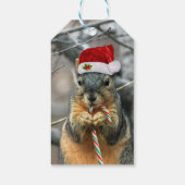 kersteekhoorn cadeaulabel (Achterkant)