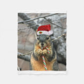 kersteekhoorn fleece deken (Voorkant)