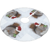 kersteekhoorn kerstboom rok (Gekanteld)