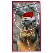 kersteekhoorn klein cadeauzakje (Achterkant)