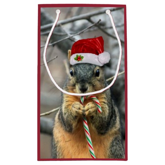 kersteekhoorn klein cadeauzakje (Achterkant)