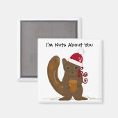 kersteekhoorn met Gezegde Magneet (Voorkant / Achterkant)