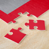 kersteekhoorn met kersthat legpuzzel (Zijkant)