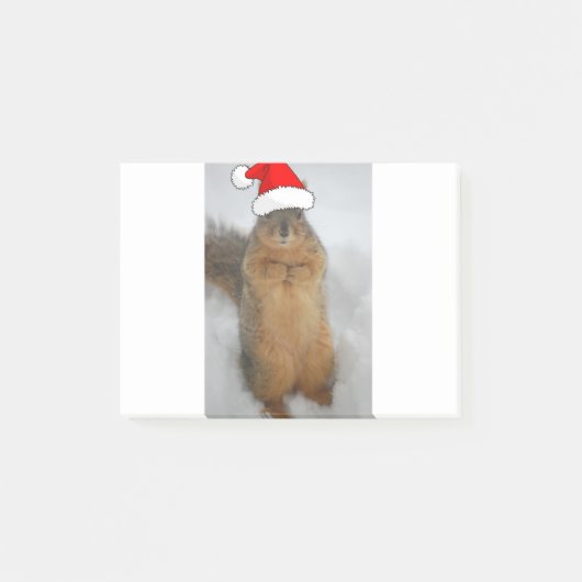 kersteekhoorn met kerstkerstmis post-it® notes (Voorkant)