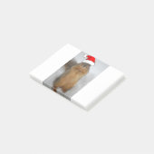 kersteekhoorn met kerstkerstmis post-it® notes (Schuin)