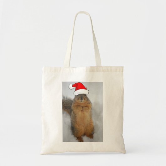 kersteekhoorn met kerstkerstmis tote bag (Voorkant)
