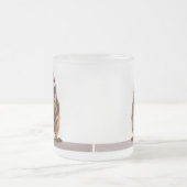 kersteekhoorn met snoepriet matglas koffiemok (Center)