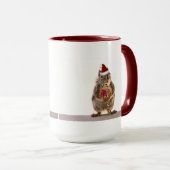 kersteekhoorn met snoepriet mok (Voorkant rechts)