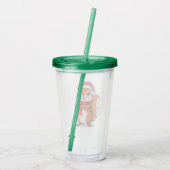 Kersteekhoorn Mignon Acryl Drinkbeker (Achterkant)