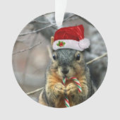 kersteekhoorn ornament (voorkant)