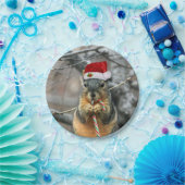 kersteekhoorn papieren bordje (Feest)