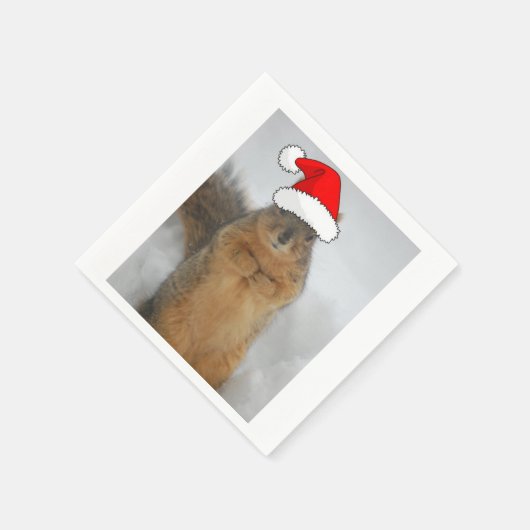 kersteekhoorn servet (Hoek)