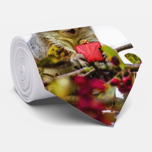 kersteekhoorn stropdas (Opgerold)