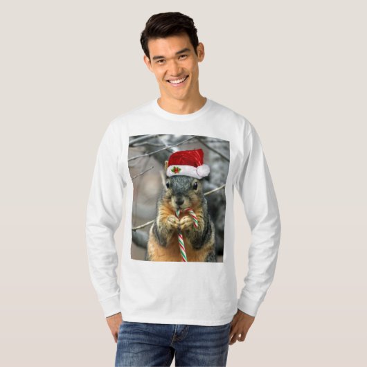 kersteekhoorn t-shirt (Voorkant volledig)