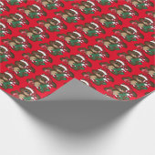 Kersteekhoorn Vakkelpapier Cadeaupapier (Hoek)