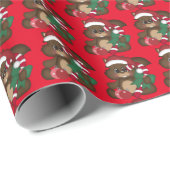 Kersteekhoorn Vakkelpapier Cadeaupapier (Rol Hoek)