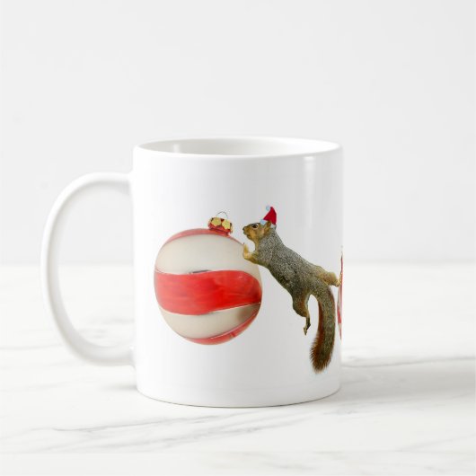 kersteekhoorns koffiemok (Links)