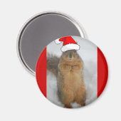 kersteekhoorns magneet (Voorkant / Achterkant)