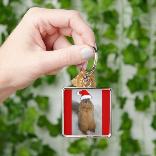 kersteekhoorns sleutelhanger (Hand)