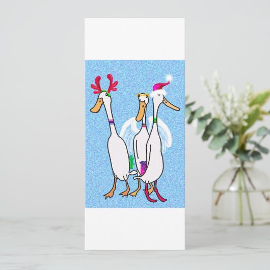 kersteenden feest kaart (Staand voorkant)