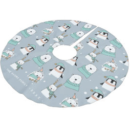 Kersteenvoudig Beer op maat Kerstboom Rok