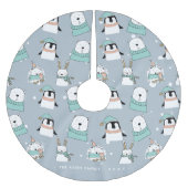 Kersteenvoudig Beer op maat Kerstboom Rok (Voorkant)