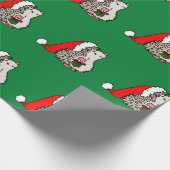 kerstegel cadeaupapier (Hoek)