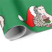 kerstegel cadeaupapier (Rol Hoek)