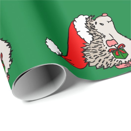 kerstegel cadeaupapier (Rol Hoek)