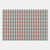 kerstegel inpakpapier vel (Voorkant 3)