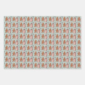 kerstegel inpakpapier vel (Voorkant 2)