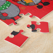 kerstegel legpuzzel (Zijkant)