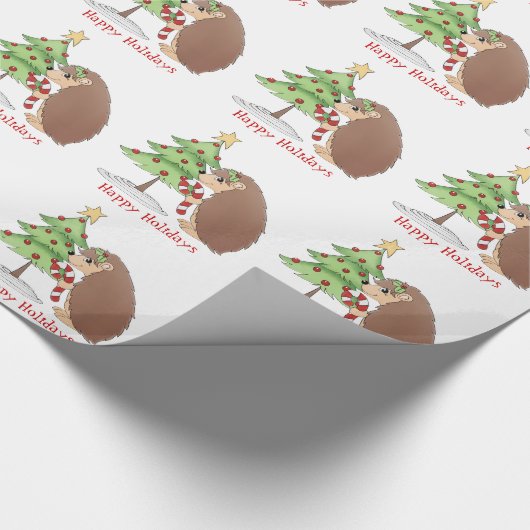 kerstegel-magazijnverpakkingspapier cadeaupapier (Hoek)