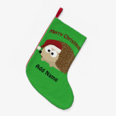  kerstegel met Merry Kleine Kerstsok (Voorkant (Hangend))