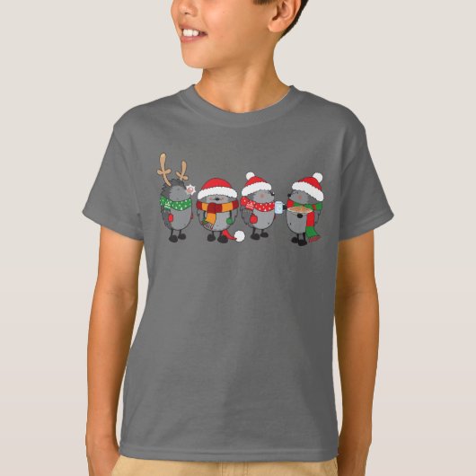 kerstegel t-shirt (Voorkant)