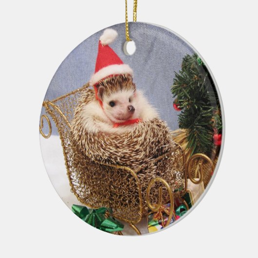 Kerstegelversier Keramisch Ornament (Links)