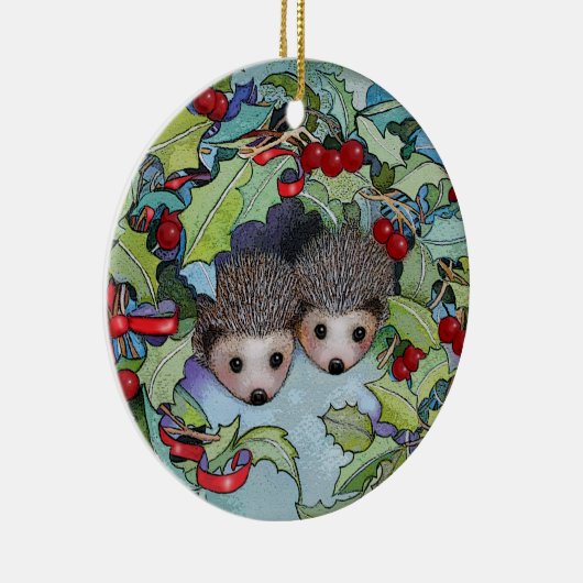 Kerstegelversier Keramisch Ornament (Rechts)