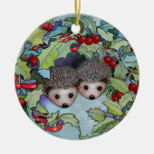 Kerstegelversier Keramisch Ornament (Voorkant)