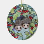 Kerstegelversier Keramisch Ornament (Links)