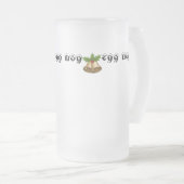 Kersteieren Nog Bevroren 16 oz Mok van glas (Voorkant rechts)