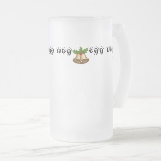 Kersteieren Nog Bevroren 16 oz Mok van glas (Voorkant rechts)