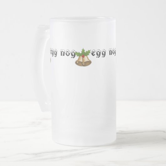 Kersteieren Nog Bevroren 16 oz Mok van glas (Voorkant links)