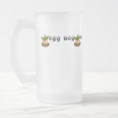 Kersteieren Nog Bevroren 16 oz Mok van glas (Links)