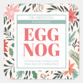 Kersteieren Vierkante Sticker (Voorkant)