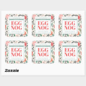 Kersteieren Vierkante Sticker (Vel)