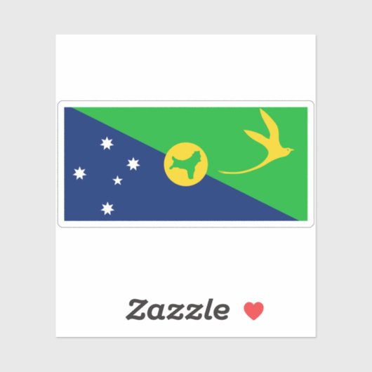 Kersteiland, Australisch Gemenebest Sticker (Vel)