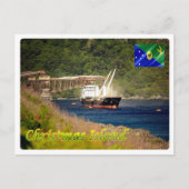 Kersteiland - briefkaart (Voorkant)