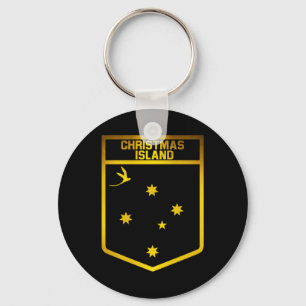 Kersteiland Emblem Sleutelhanger