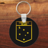 Kersteiland Emblem Sleutelhanger (Voorkant)