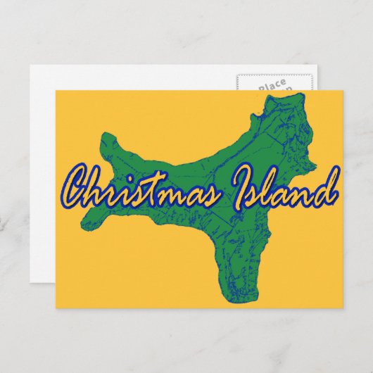 Kersteiland Feestdagenkaart (Voorkant / Achterkant)